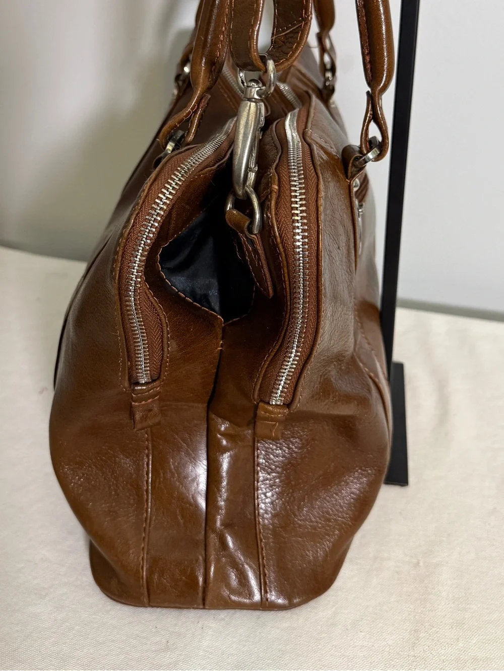 Ashwood leather satchel